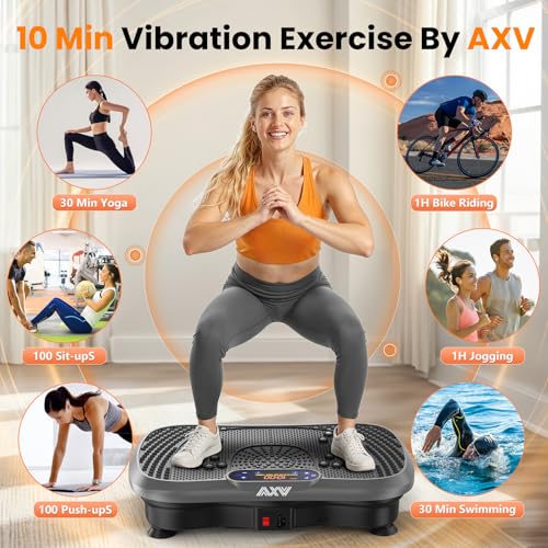 Vibration Plate Fitness Machine - 200W Bluetooth Shake Plate - Gray