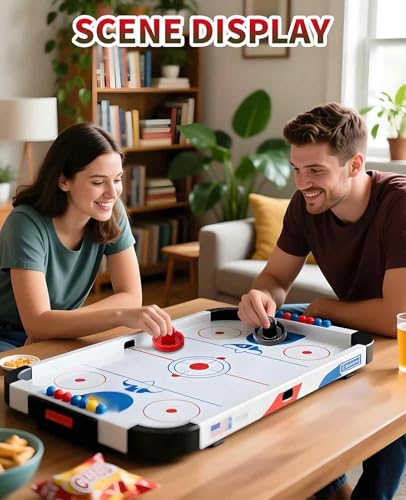 16-Piece Air Hockey Puck and Pusher Set - Durable ABS Accessories