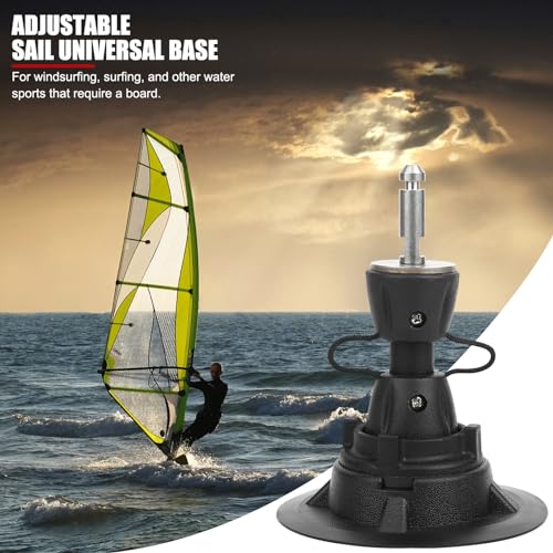 Adjustable Windsurfing Mast Base with 360° Rotation - Universal Fit