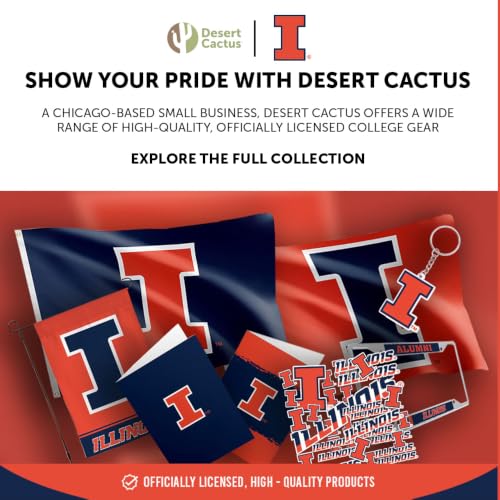 12 oz Paper Cups - 20 Pack with University of Illinois Logo