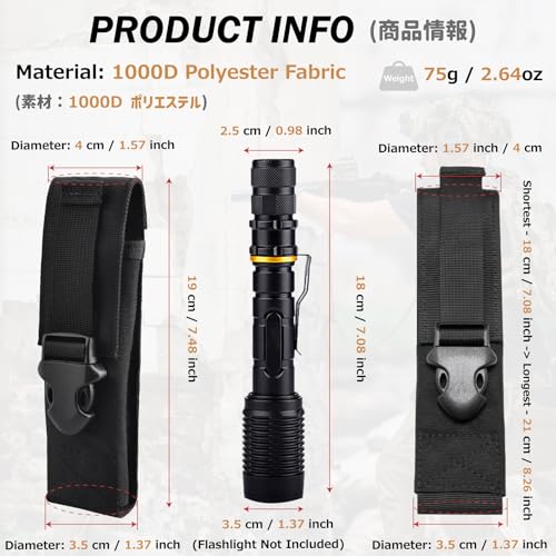 Tactical Mini Belt Pouch - Black Style D | EDC Utility Storage