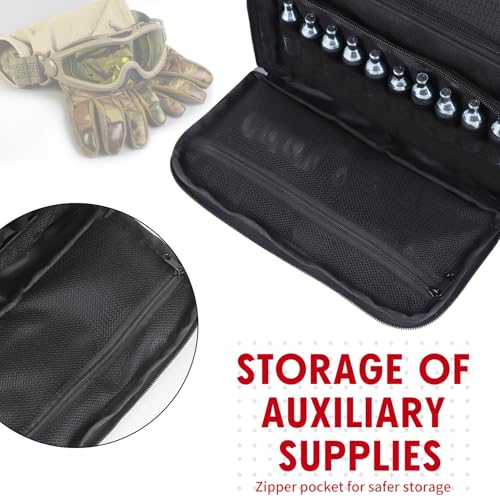 Durable CO2 Cartridges Storage Bag for Airsoft & BBs - Bag Only