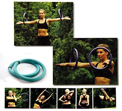 Weighted Arm Hoop Workout - 2 Hoops, 0.9kg - Foam Covered