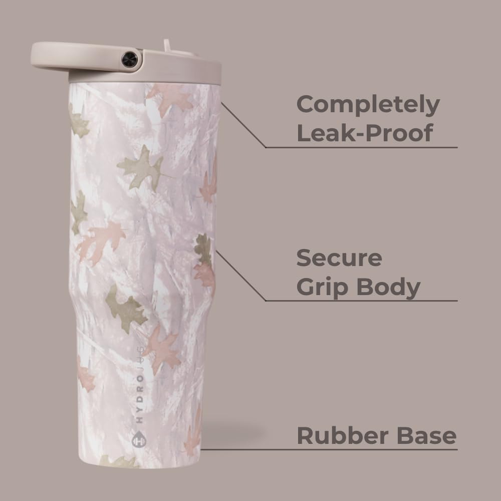 HydroJug Sport 40 oz Insulated Stainless Steel Water Bottle, Camo