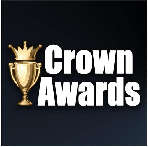 Crown Awards Gold Cup Trophy - Custom Engraving | 5.75" Personalized Gold Swirl Design on Black Base