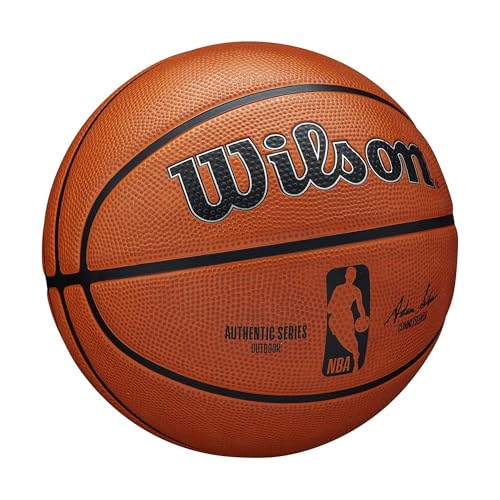NBA Authentic Outdoor Basketball - Size 7, TACKSKIN Cover