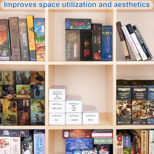 Joyoumess 6-Pack Card Storage Box with Dividers - Trading & Sports Card Organizer