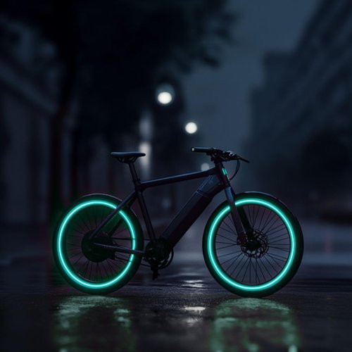customTAYLOR33 Green High Intensity Grade Reflective Copyrighted Safety Rim Tapes - (Must Select Your Rim Size) (14" (TIRE Size, for Small Bicycles/eBikes))
