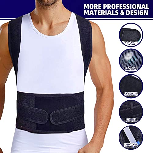 Posture Corrector Back Brace for Pain Relief & Support
