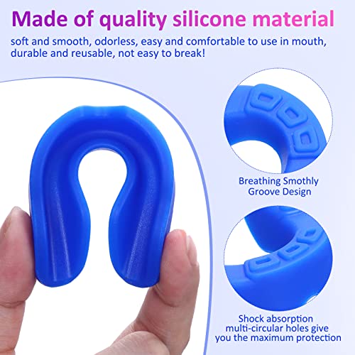 Boao 17P Kids Mouth Guards with Case – Football Soccer, Soft Silicone