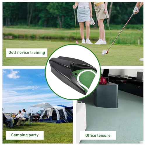 Indoor Golf Ball Return Putting Unit - Automatic Practice Hole for Golf Training