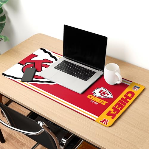 NFL Desk Pad with Team Logo - 35" x 16" Mouse Mat
