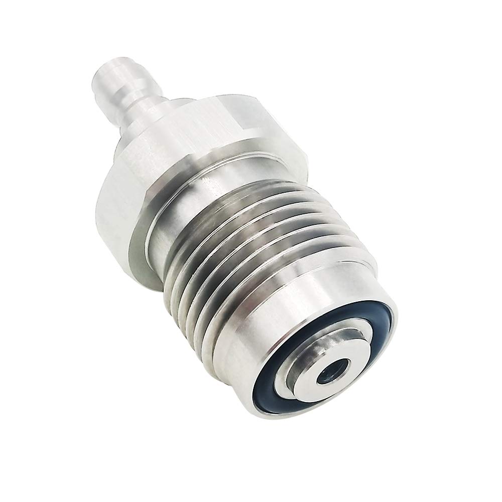 DIN Adapter with 8mm Quick Disconnect Fitting for Paintball Fill Station