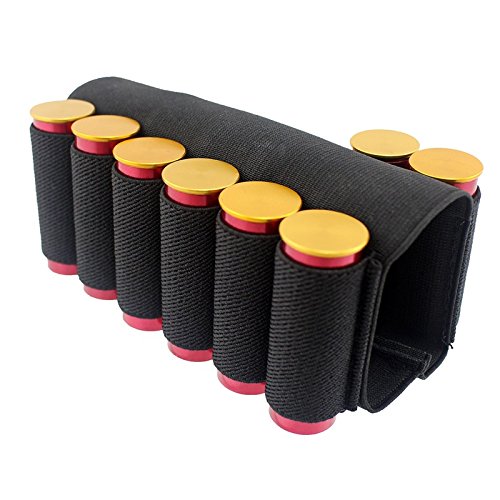 Tactical Buttstock with 8 Round Shotgun Shell Holder Pouch