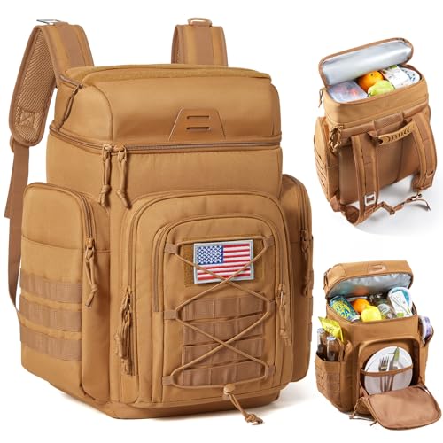 Tourit Solar Yellow 30L Tactical Cooler Backpack Insulated Leakproof Picnic Bag