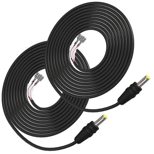 Trail Camera Power Cord - 2 PCS 5.5x2.1mm DC Power Cable