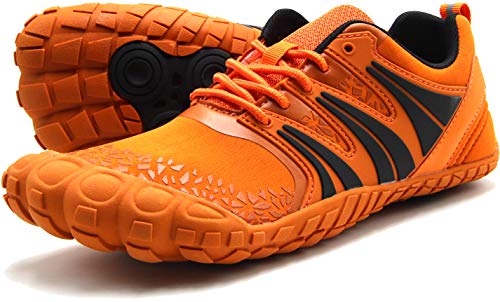 Oranginer Men's Barefoot Shoes Orange 11 - Wide Toe Box Cross Training Minimalist