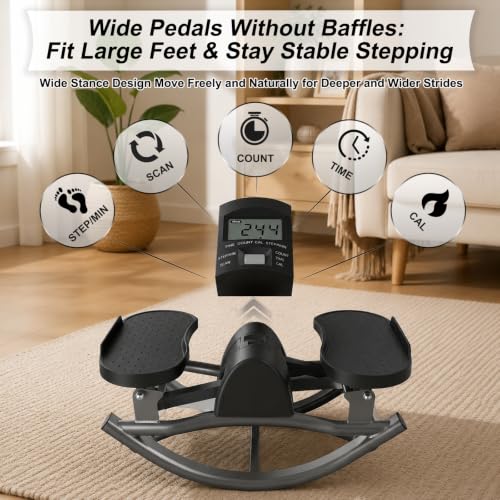 3D Lateral Motion Stepper Machine with Resistance Bands