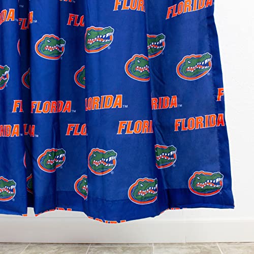 Florida Gators Shower Curtain - 100% Cotton, 70x72 Inches