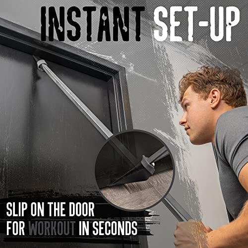 Heavy Duty Resistance Band Door Anchor - Black