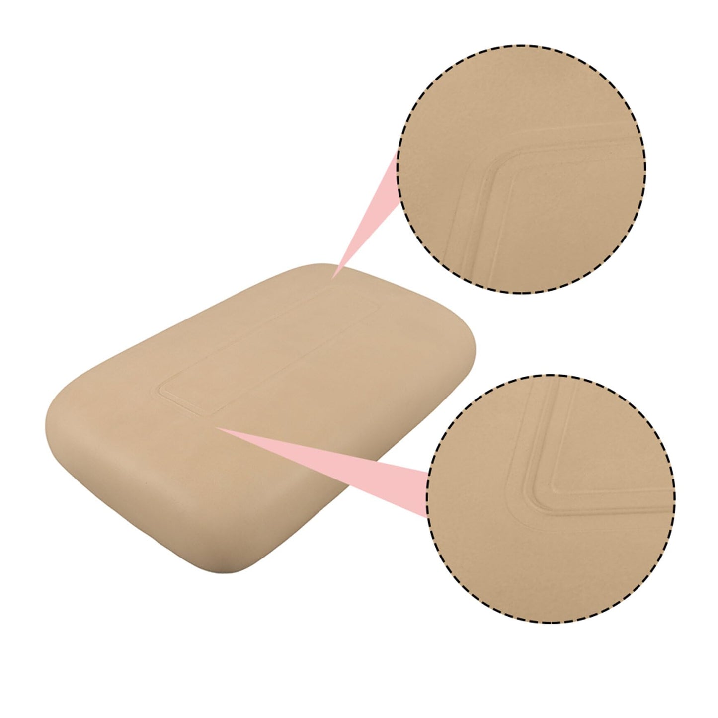 Silscvtt Brown Golf Cart Buff Seat Back Assembly Replacement for Club Car DS 1979-1999