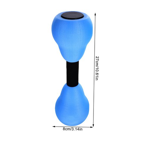 BESPORTBLE Water Dumbbells Sports Barbell Water Aerobics Dumbbell Water Weights for Pool Exercise Equipment 2pcs