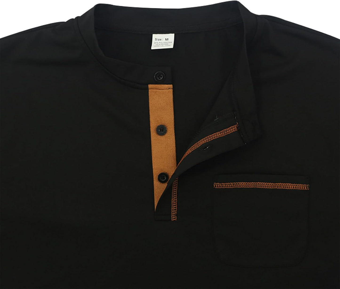 Skiennix Men's Henley Shirt - Fitted Short Sleeve V-Neck Top in Solid Colors for Summer Comfort