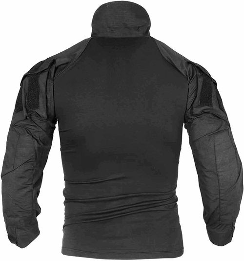 G3 Tactical Shirt for Men - Long Sleeve Camo Combat Shirt with Pockets | 1/4 Zip Design