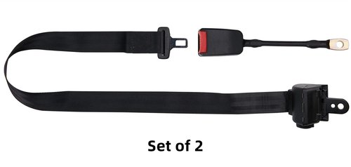 ROSSROLLA 2 Pack Golf Cart Seat Belt Kits Retractable Fits Most Golf Cart Like EZGO, Yamaha, Club Car, UTV
