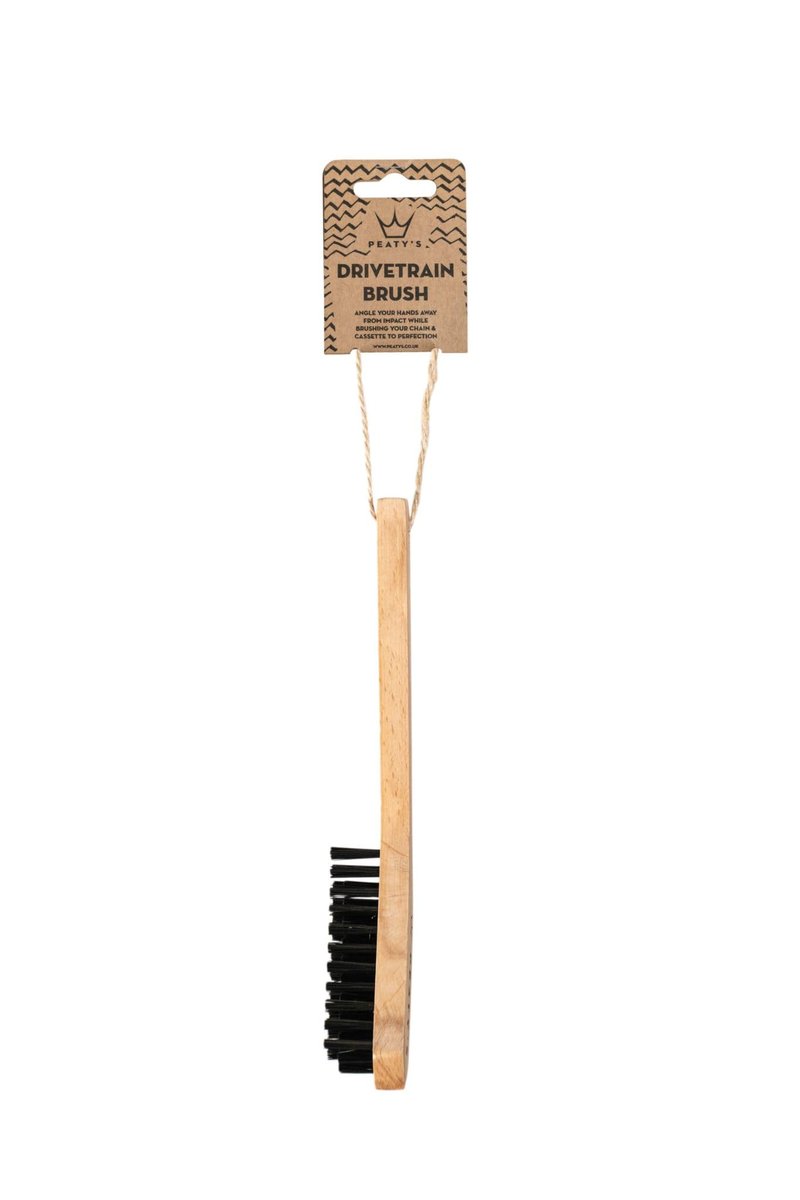 Peaty’s Complete Bike Brush Set – Patented Design, Eco-Friendly & Super Durable Beech Wood Brushes for MTB, Road & Gravel Bikes – Includes Drivetrain, Chain, Cassette, Tyre & Detailing Brushes
