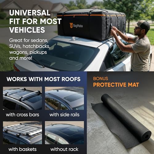 23 Cubic Feet Waterproof Rooftop Cargo Carrier - XXL