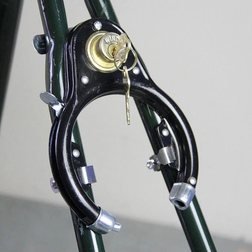 Leadigol Steel Bike Locks with Key,Bicycle Bike Lock Portable for Bike,Cycling Wheel Lock Anti Theft Bicycle Locks Chain