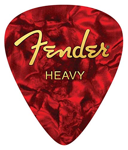 Fender Heavy Pick Mouse Pad - Red Guitar Pick Design