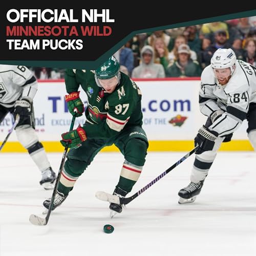 Snipe 2.0 Off Ice Hockey Pucks 4-Pack - Minnesota Wild