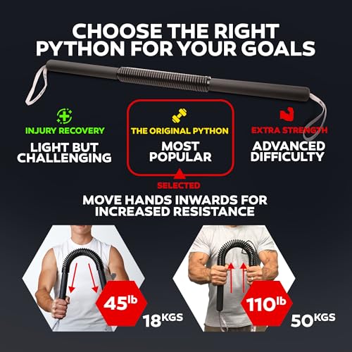 Python Power Twister Bar - 45-110 lb Upper Body Strength Equipment