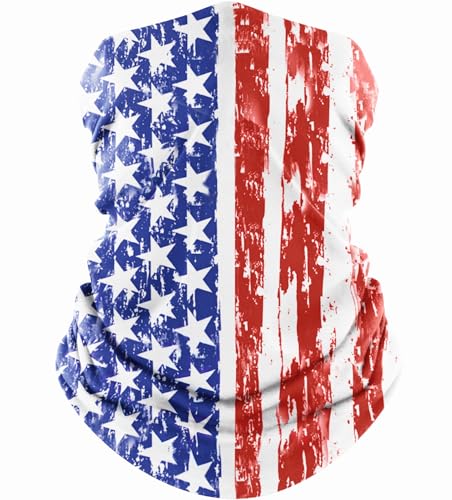 America Flag Neck Gaiter - Cyperrock UV 50+ Cooling Face Mask Scarf