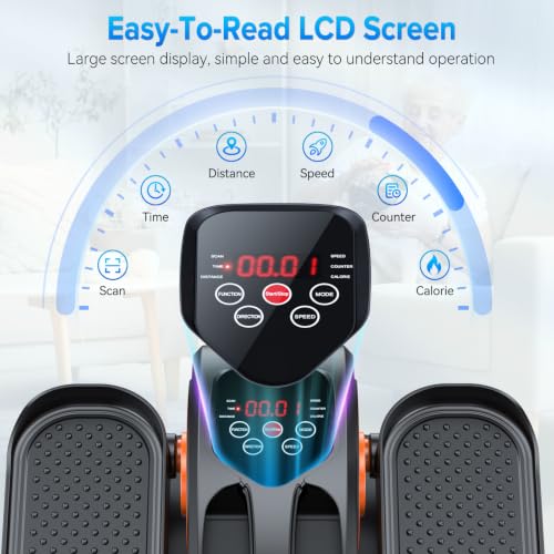 Under Desk Elliptical Machine - Electric Leg Exerciser Small