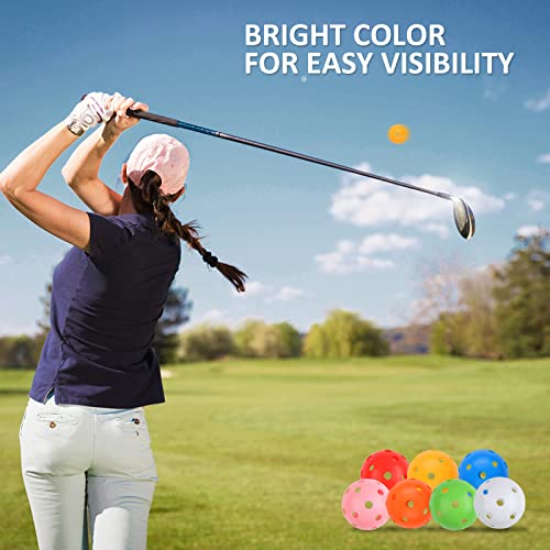 Practice Golf Balls 24 Pack - 42mm Multicolor Training Balls