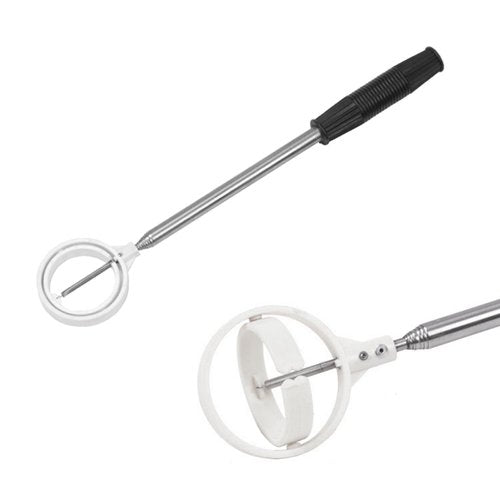 ZJchao Golf Ball Retriever, Golf Ball Retriever with Spring ReleaseReady and Locking Clip Golf Ball Retrievers Telescopic Yellow Golf Balls for Golf Golf Accessories for Men