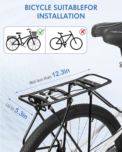 Kids Bike Seat with Backrest and Safety Armrests - 12.6"x6"