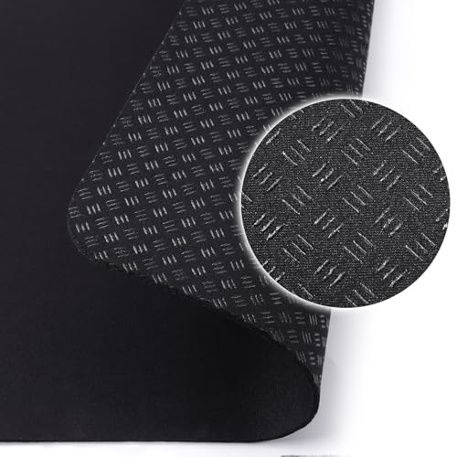 Non-Slip Workout Mat for Elliptical Machines - Black