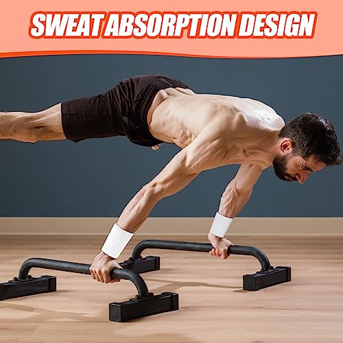 Wettarn 6 Pcs 4 Inch Wrist Sweatbands