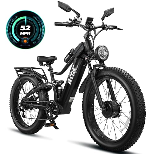 9000W Dual Motor Electric Bike - 52MPH Fat Tire E-Bike