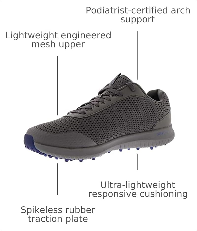 Max Fairway 3 Golf Shoes - 10.5 Wide / Charcoal/Navy