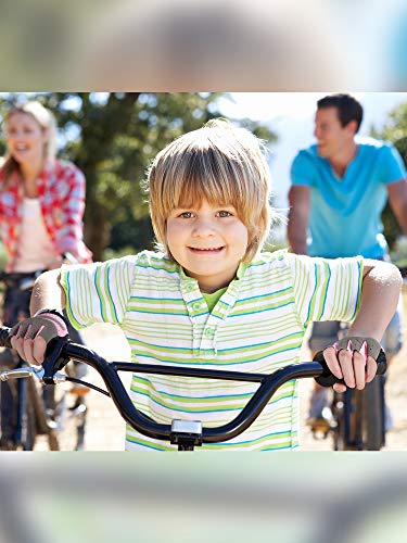 SATINIOR Kids 3 Pairs Half Finger Gel Cycling Gloves 5-9 Years Adjustable Non-Slip