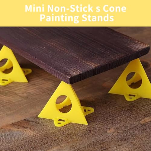 20 PCS Painters Points Painters Pyramid Stands Door Painting Triangles Paint Triangle Stands Paint Cones Pouring Support Tripods Great Holders for Painting Cones Points Stand Paint Pyramids