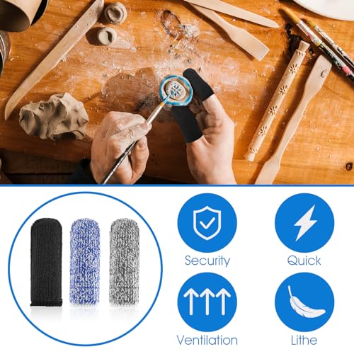 24 Pcs Cut Resistant Finger Protectors - Garden & Kitchen Use