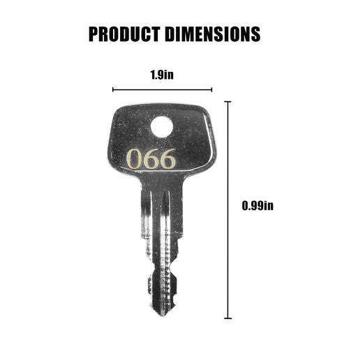 Hugexpen N066 Key Replacement for Thule Rack Core, Key Cylinder for Bike Rack Lock, Roof Cargo Lock, Roof Rack Locks, Cross Bars, Towers, Ski Rack Etc