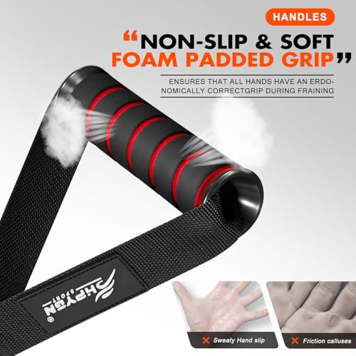Exercise Handles for Fitness Equipment - Red Replacement Handles