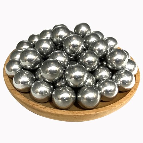 .50 Cal Aluminum Self Defense Balls - 50 Count for Target Practice
